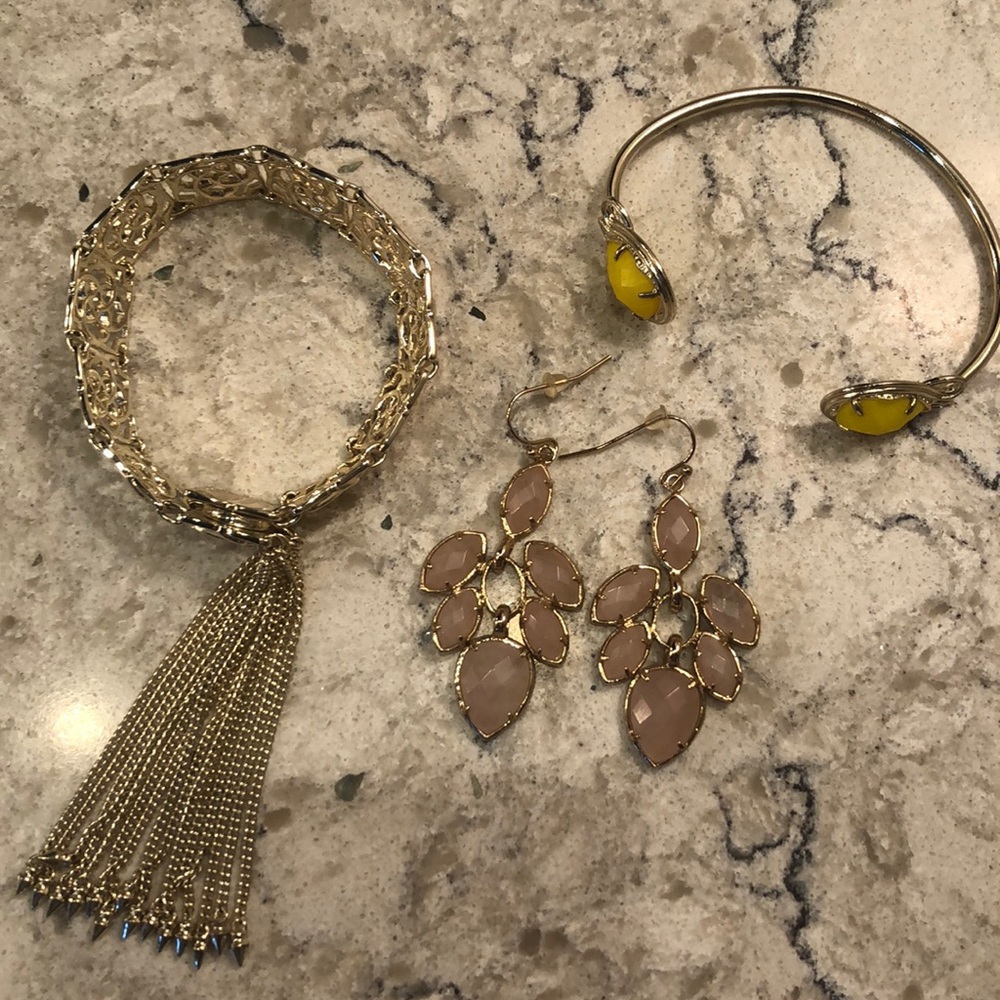 Kendra Scott Earrings Light Pink Custom